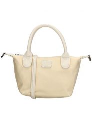 Charm Torebka "Buckingham Mono" w kolorze beżowym - 18 x 13 x 9 cm rozmiar: onesize. Brązowe torebki klasyczne Charm, bez wzorów, z materiału, przez ramię, bez dodatków. Za 56.99 zł.