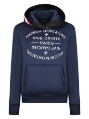 Maison Montaigne Bluza "Fricemai" w kolorze granatowym rozmiar: XXL. Niebieskie bluzy Maison Montaigne, xxl, bez wzorów, bez ramiączek, z kapturem. Za 83.62 zł.