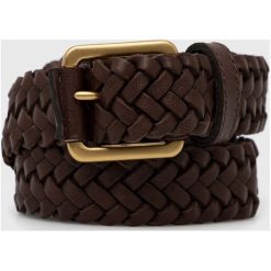 Lauren Ralph Lauren pasek zamszowy damski kolor brązowy. Brązowe paski Lauren Ralph Lauren, bez wzorów, z zamszu. W wyprzedaży za 254.99 zł.