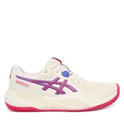 Buty do tenisa Asics. Szare buty treningowe ASICS, bez wzorów, bez zapięcia, tenisowe. Za 459.99 zł.