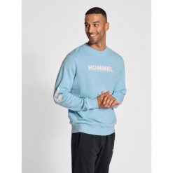 Bluza piłkarska dla dorosłych Hummel hml LEGACY. Niebieskie bluzy Hummel, m, bez wzorów, sportowe, bez ramiączek, bez kaptura. Za 170.00 zł.