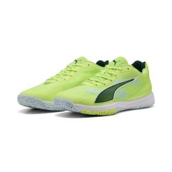 Buty do piłki ręcznej unisex Accelerate Turbo 4 PUMA. Białe buty do biegania Puma, bez wzorów, bez zapięcia, do biegania. W wyprzedaży za 379.45 zł.