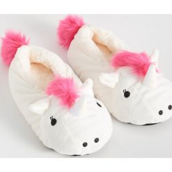Kapcie jednorożce - Biały. Kapcie marki Sinsay. Za 29.99 zł.