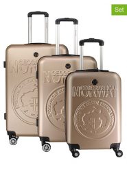 Geographical Norway 3-częściowy zestaw "Stanislas" w kolorze jasnobrązowym rozmiar: onesize. Brązowe walizki Geographical Norway. Za 404.99 zł.