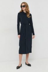 Max Mara Leisure sukienka kolor granatowy midi prosta. Niebieskie sukienki Max Mara Leisure, na co dzień, m, bez wzorów, z dzianiny, bez kołnierzyka, bez ramiączek, midi, proste. Za 1,269.90 zł.