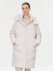 Calvin Klein Płaszcz zimowy Modern K20K205948 Écru Relaxed Fit. Płaszcze Calvin Klein, na zimę, xs, bez wzorów, z syntetyku, bez kaptura. Za 1,049.00 zł.