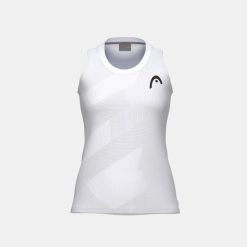 PRO Damski Top. Białe topy sportowe Head, bez wzorów, z dzianiny, tenisowe. Za 230.00 zł.