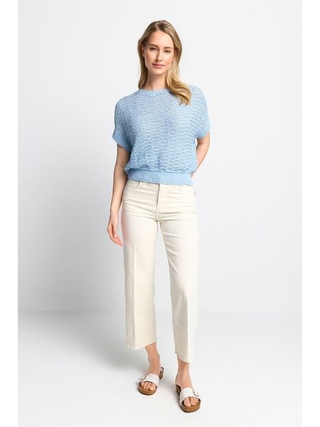 Rich & Royal Sweter w kolorze błękitnym rozmiar: XL. Niebieskie swetry Rich & Royal, xl, bez wzorów, ze splotem, bez ramiączek. Za 258.52 zł.