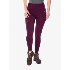 Legginsy damskie Fjallraven Abisko Tights. Fioletowe legginsy Fjällräven, bez wzorów, sportowe. Za 450.99 zł.