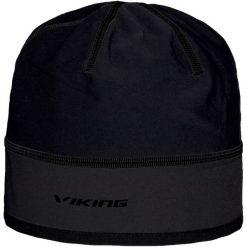 Czapka do biegania dla dorosłych Viking Palmer GORE-TEX Infinium z Windstopper. Czarne czapki zimowe Viking, bez wzorów, z gore-texu, klasyczne. Za 77.45 zł.