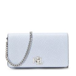 Torebka LAUREN RALPH LAUREN. Niebieskie kopertówki Lauren Ralph Lauren, bez wzorów, wizytowe, bez dodatków. Za 599.99 zł.
