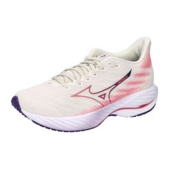 Buty biegowe Mizuno Wave Rider 28 Kobieta Beżowy. Brązowe buty do biegania Mizuno, bez wzorów, z materiału, bez zapięcia, do biegania, mizuno wave. Za 449.99 zł.