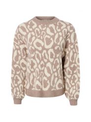 Vila Sweter z dzianiny - VITip Kobiety brązowy, S. Brązowe swetry Vila, s, bez wzorów, z dzianiny, eleganckie, bez ramiączek. Za 199.95 zł.