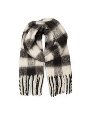 Jenny Fairy Szalik 4W4-005-AW23 Czarny. Czarne szaliki i kominy Jenny Fairy, bez wzorów, z poliesteru. Za 59.99 zł.