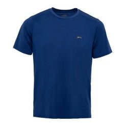T-shirt Slazenger Tim Ii. Niebieskie t-shirty Slazenger, bez wzorów, sportowe, bez kołnierzyka, bez ramiączek. W wyprzedaży za 179.75 zł.