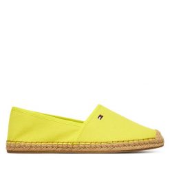 Espadryle Tommy Hilfiger. Zielone espadryle Tommy Hilfiger, bez wzorów, bez obcasa. Za 249.99 zł.
