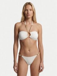 Guess Dół od bikini E6GO00 KF412 Biały. Białe bikini Guess, z aplikacjami, z syntetyku. Za 299.99 zł.
