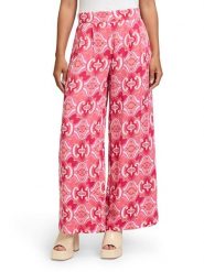 CARTOON Spodnie w kolorze jasnoróżowo-różowym rozmiar: 36. Różowe spodnie materiałowe Cartoon, bez wzorów, z materiału, z podwyższonym stanem. Za 130.99 zł.