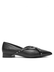 KARL LAGERFELD Baleriny Kerrie KL40155 Czarny. Czarne baleriny KARL LAGERFELD, bez wzorów, ze skóry, bez obcasa, bez zapięcia. Za 479.99 zł.