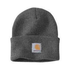 Czapka zimowa Carhartt Acrylic Watch Hat. Szare czapki zimowe Carhartt, bez wzorów, sportowe. Za 82.00 zł.