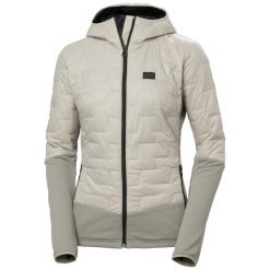 Damska kurtka puchowa Helly Hansen Lifaloft Hybrid Insulator. Szare kurtki narciarskie Helly Hansen, xl, bez wzorów, z elastanu, bez kaptura, narciarskie, primaloft. Za 644.50 zł.