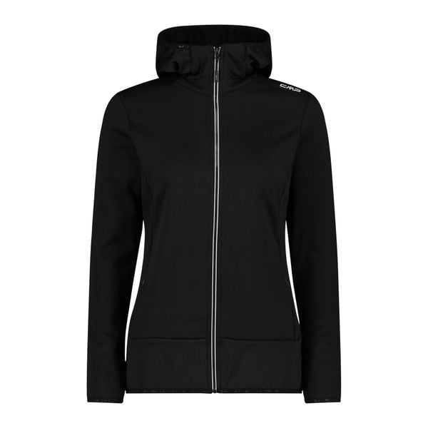 Kurtka damska z odpinanym kapturem CMP. Czarne bluzy CMP, bez wzorów, z materiału, eleganckie, z kapturem. Za 368.00 zł.