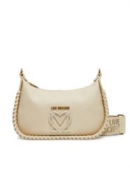 LOVE MOSCHINO Torebka JC4128PP1MLJ0110 Beżowy. Brązowe listonoszki Love Moschino, bez wzorów, ze skóry, bez dodatków. Za 649.99 zł.