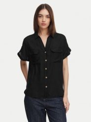 Vero Moda Koszula Bumpy 10310139 Czarny Regular Fit. Czarne koszule Vero Moda, xs, bez wzorów, z wiskozy, bez kołnierzyka, bez ramiączek. Za 129.99 zł.