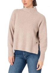 Timezone Sweter w kolorze beżowym rozmiar: XL. Brązowe swetry Timezone, s, bez wzorów, z materiału, bez ramiączek. Za 137.45 zł.