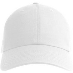 6panelowa Czapka Z Daszkiem Z Bawełny Organicznej Dla Dorosłych Unisex. Białe czapki z daszkiem ATLANTIS, bez wzorów, z bawełny. Za 66.99 zł.