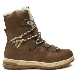 Śniegowce Kimberfeel. Brązowe śniegowce Kimberfeel, bez wzorów, bez zapięcia. Za 599.99 zł.