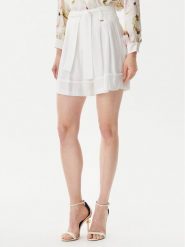 ARTIGLI Szorty materiałowe ACSH001805 Biały Regular Fit. Białe szorty Artigli, bez wzorów, z materiału. Za 239.99 zł.