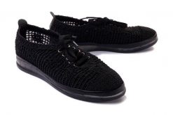 ARTIKER RELAKS 50C1133 black, półbuty damskie. Czarne półbuty wsuwane Artiker Relaks, na lato, bez wzorów, bez obcasa, na obcasie. Za 42.50 zł.