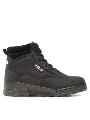 Fila Trapery Grunge II Mid Wmn FFW0217.80010 Czarny. Czarne traperki Fila, bez wzorów, z nubiku, bez obcasa, bez zapięcia. Za 552.51 zł.