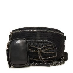 Torebka Steve Madden. Czarne listonoszki Steve Madden, bez wzorów, bez dodatków. Za 299.99 zł.