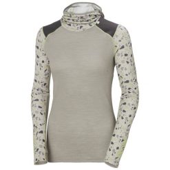 Bluza damska Helly Hansen Lifa Merino Midweight BLC. Szare bluzy bez kaptura Helly Hansen, na zimę, bez wzorów, bez kaptura. Za 595.50 zł.