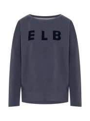 ELBSAND Bluza "Alaia" w kolorze antracytowym rozmiar: XS. Czarne bluzy ELBSAND, xs, bez wzorów, bez kaptura. Za 154.43 zł.