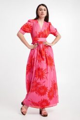 Sukienka maxi Allineato PINKO. Sukienki Pinko, bez wzorów, bez kołnierzyka, bez ramiączek, maxi. W wyprzedaży za 942.87 zł.