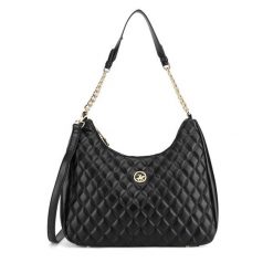 Torebka Beverly Hills Polo Club. Czarne torebki klasyczne Beverly Hills Polo Club, bez wzorów, klasyczne, bez dodatków. Za 249.99 zł.