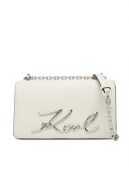 KARL LAGERFELD Torebka B1W30046 Biały. Białe listonoszki KARL LAGERFELD, bez wzorów, ze skóry, bez dodatków. Za 1,299.00 zł.