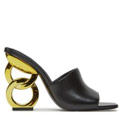 Klapki Kat Maconie. Czarne klapki Kat Maconie, bez wzorów, bez obcasa, bez zapięcia. Za 1,519.00 zł.