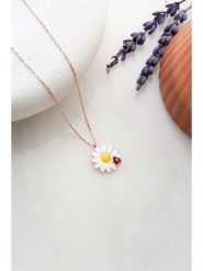 Lodie Silver Srebrny naszyjnik z zawieszką - dł. 42 cm rozmiar: onesize. Szare naszyjniki Lodie Silver, z materiału, srebrne. Za 52.99 zł.