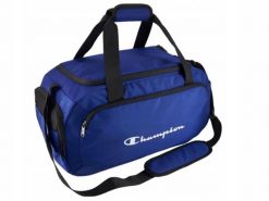 TORBA CHAMPION SPORTOWA 802391-BS003 na siłownię fitness trening basen. Niebieskie torby sportowe Champion, bez wzorów, z materiału, do ręki, małe. Za 169.00 zł.