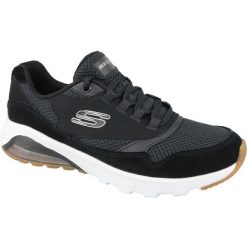Buty sportowe Sneakersy damskie, Skechers Skech-Air Extreme. Czarne buty treningowe Skechers, bez wzorów, z materiału, przed kostkę, bez zapięcia, trekkingowe. Za 209.99 zł.