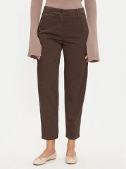 United Colors Of Benetton Spodnie materiałowe 4GD7DF06U Brązowy Regular Fit. Brązowe spodnie materiałowe United Colors Of Benetton, bez wzorów, z bawełny. Za 199.99 zł.