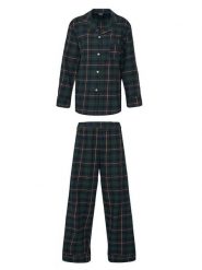 Polo Ralph Lauren Piżama 4P8043 Zielony Relaxed Fit. Zielone piżamy Polo Ralph Lauren, l, bez wzorów, z bawełny, bez kołnierzyka, bez ramiączek. Za 799.99 zł.