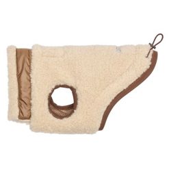 Płaszcz Sherpa dla psa HV Polo Charlotte. Brązowe płaszcze HV POLO, l, bez wzorów, eleganckie, bez kaptura. Za 364.00 zł.