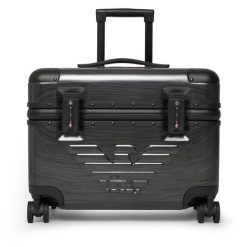 Walizka kabinowa Emporio Armani. Szare walizki Emporio Armani. Za 1,744.00 zł.