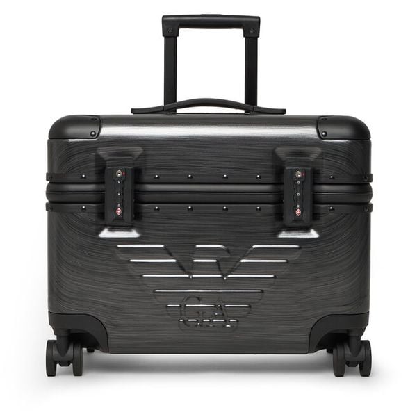 Walizka kabinowa Emporio Armani. Szare walizki Emporio Armani. Za 1,749.00 zł.