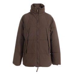 Damska kurtka puchowa Joma. Brązowe kurtki Joma, s, bez wzorów, z materiału, klasyczne, bez kaptura. Za 191.00 zł.